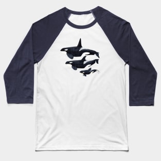 Orca family Baseball T-Shirt